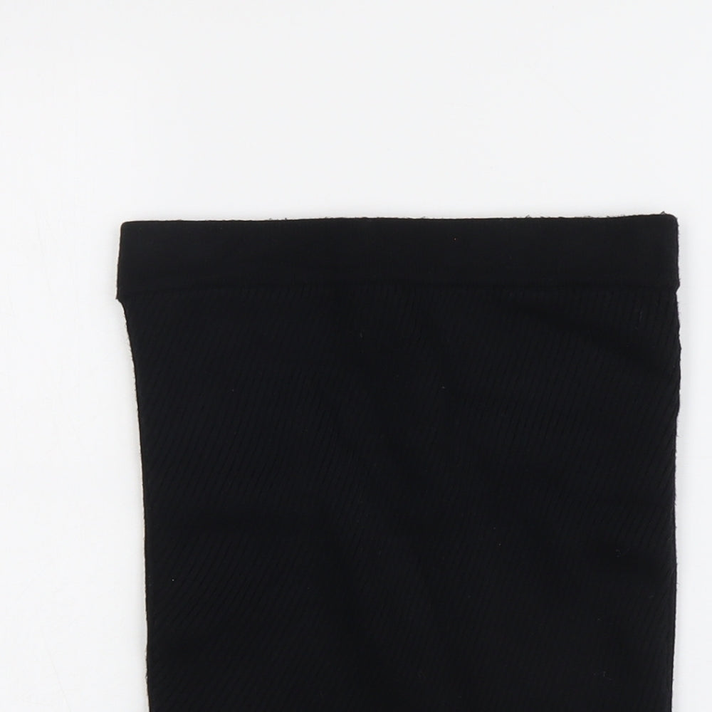 Womens UK Size S Zara Black Bandage Skirt