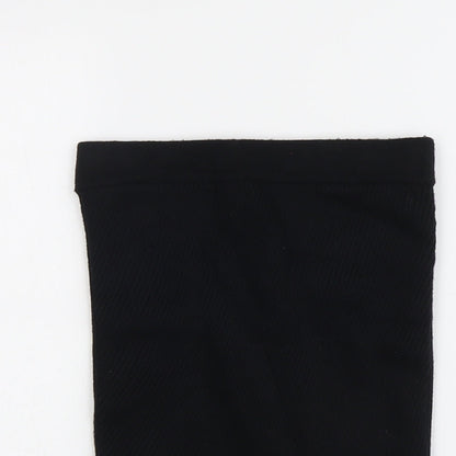 Womens UK Size S Zara Black Bandage Skirt