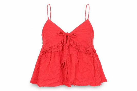 Womens UK Size 12 New Look Red Basic Tank