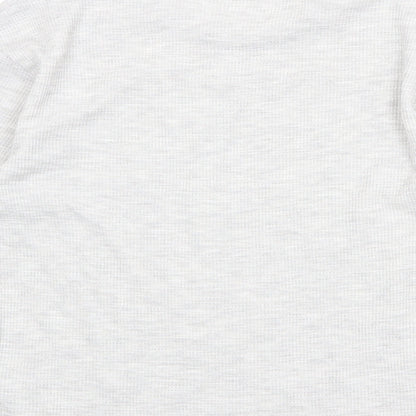 Marks and Spencer Boys Grey Cotton Pullover Sweatshirt Size 9-10 Years Pullover