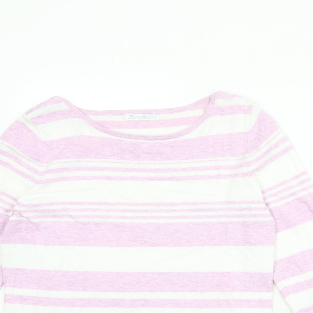 Womens UK Size 14 Berkertex Purple Pullover Jumper