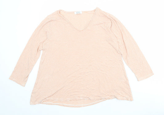Womens UK Size M Masai Orange Basic T-Shirt