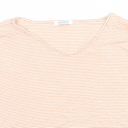 Womens UK Size M Masai Orange Basic T-Shirt