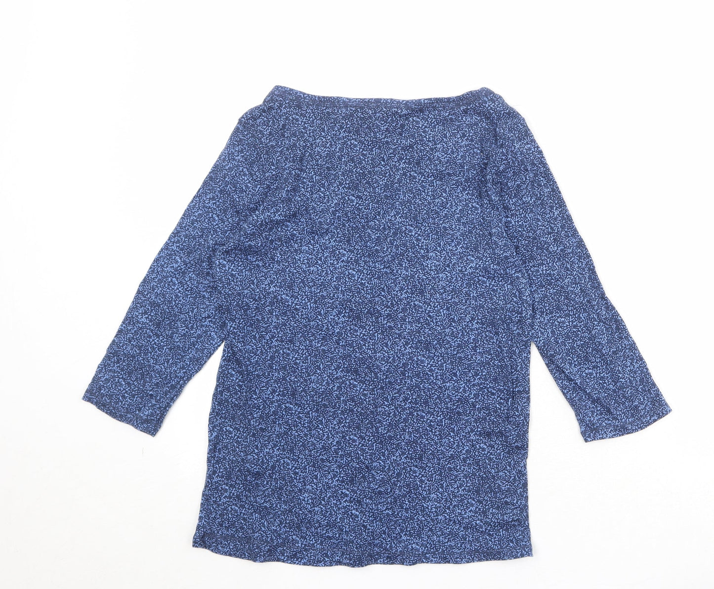 Womens UK Size 12 Marks and Spencer Blue Basic Blouse