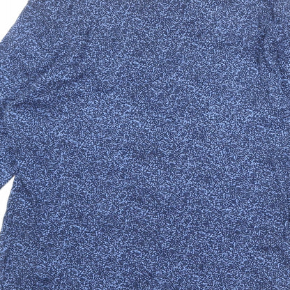 Womens UK Size 12 Marks and Spencer Blue Basic Blouse
