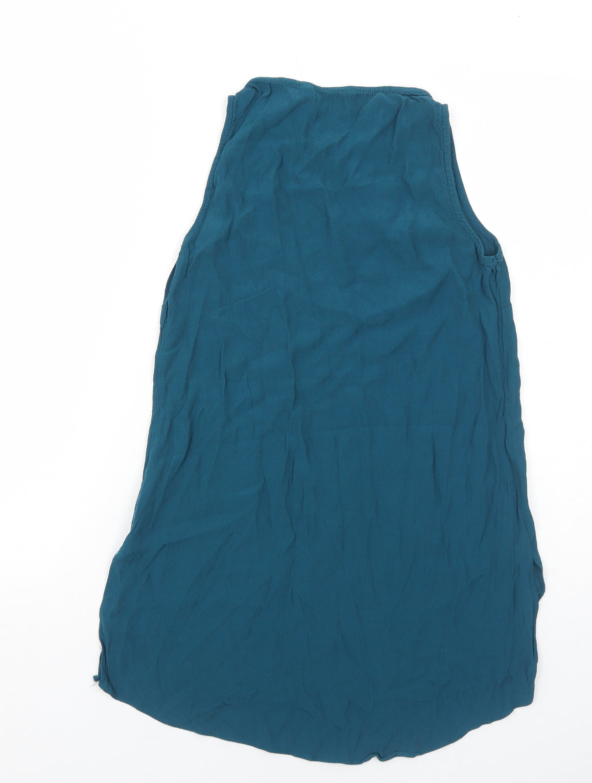 Womens UK Size 8 Red Herring Blue Basic Tank