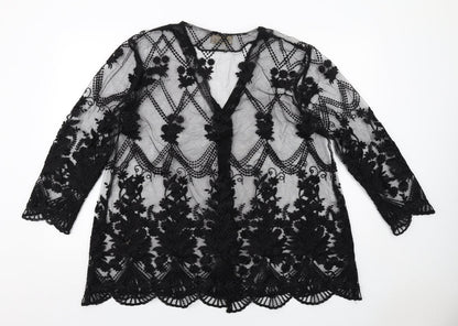 Womens UK Size M Miss Selfridge Black Jacket
