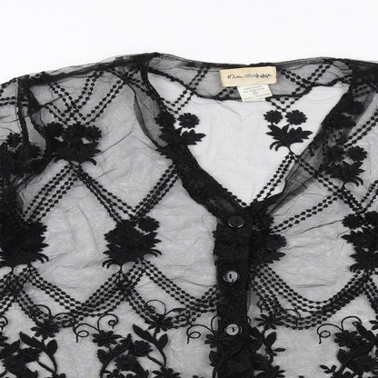 Womens UK Size M Miss Selfridge Black Jacket