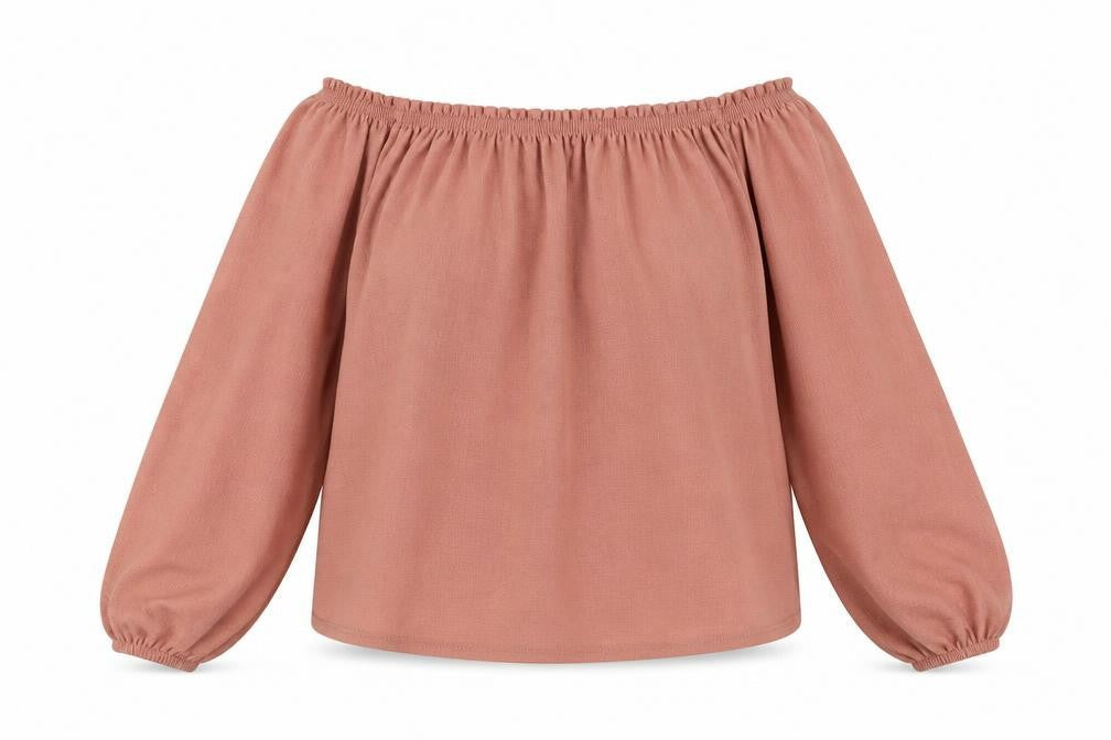 Womens UK Size S Bershka Pink Basic Blouse
