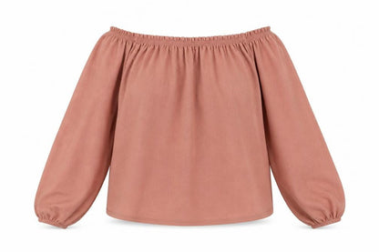 Womens UK Size S Bershka Pink Basic Blouse