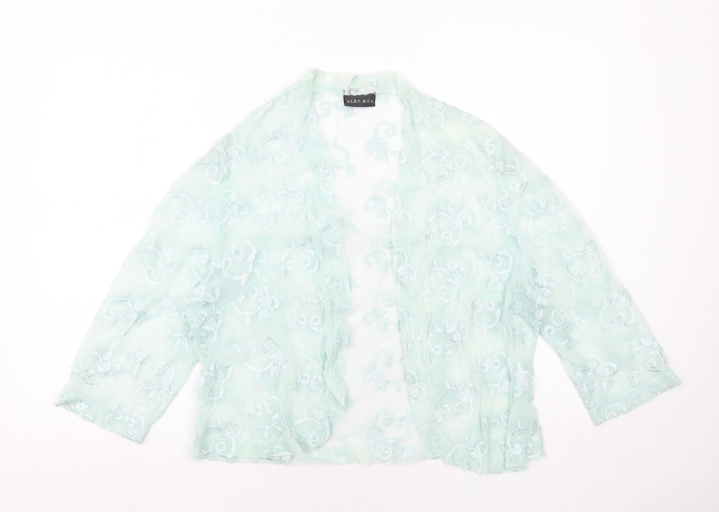 Womens UK Size 20 Alex & Co. Green Basic Blouse