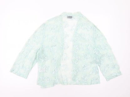 Womens UK Size 20 Alex & Co. Green Basic Blouse