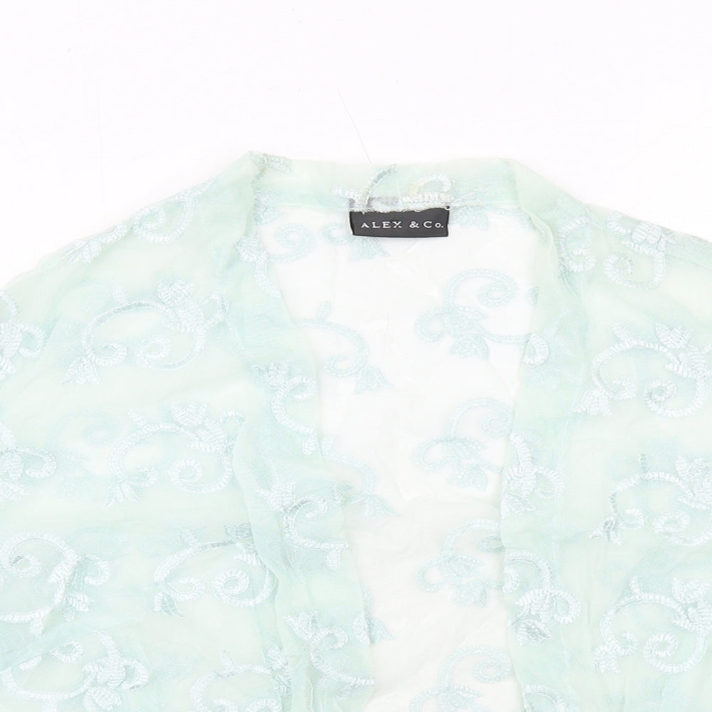 Womens UK Size 20 Alex & Co. Green Basic Blouse