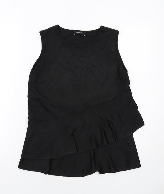 Womens UK Size 10 Marks and Spencer Black Basic Tank