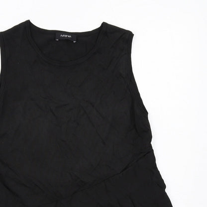 Womens UK Size 10 Marks and Spencer Black Basic Tank