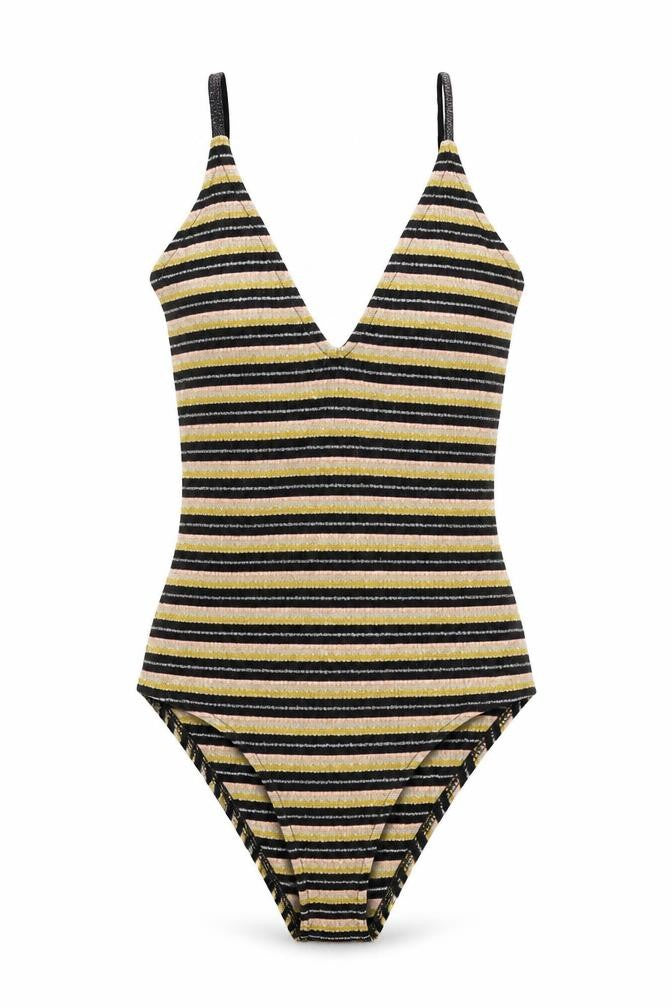 Womens UK Size 6 Topshop One-Piece Multicoloured Bodysuit