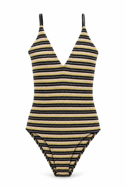 Womens UK Size 6 Topshop One-Piece Multicoloured Bodysuit