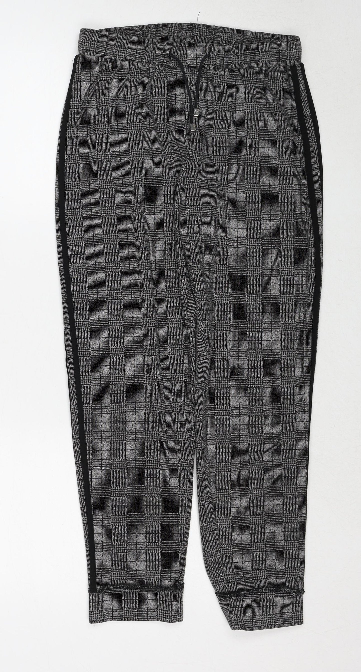 Womens UK Size 8 Marks and Spencer Regular Fit  Grey Trousers