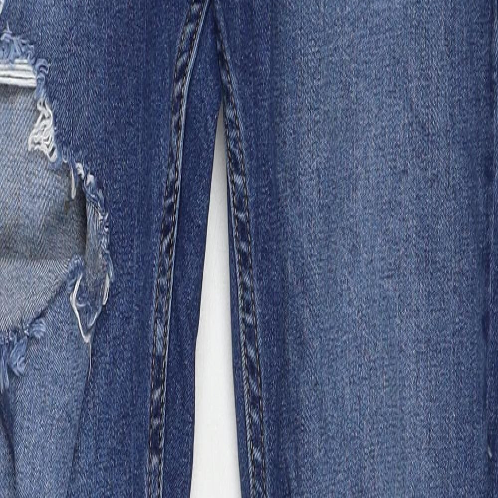Womens UK Size 32 in Topman Regular Fit Skinny Blue Jeans