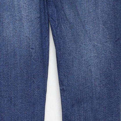 Womens UK Size 32 in Topman Regular Fit Skinny Blue Jeans