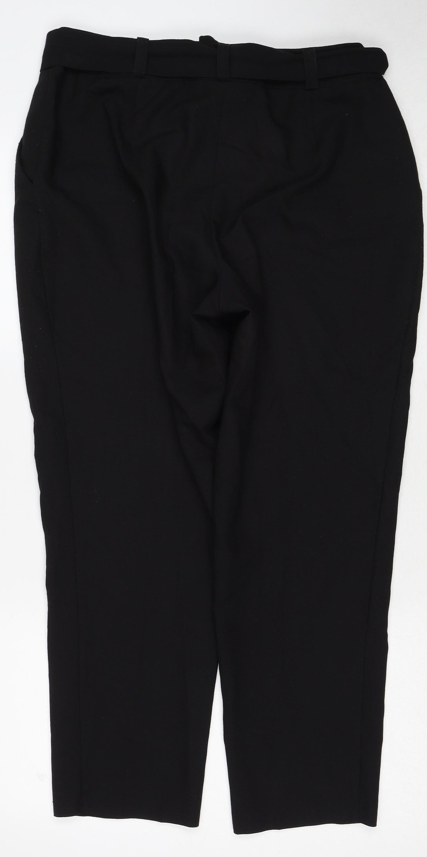 Womens UK Size 14 Dorothy Perkins Regular Fit  Black Trousers