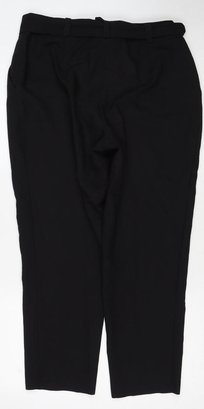 Womens UK Size 14 Dorothy Perkins Regular Fit  Black Trousers