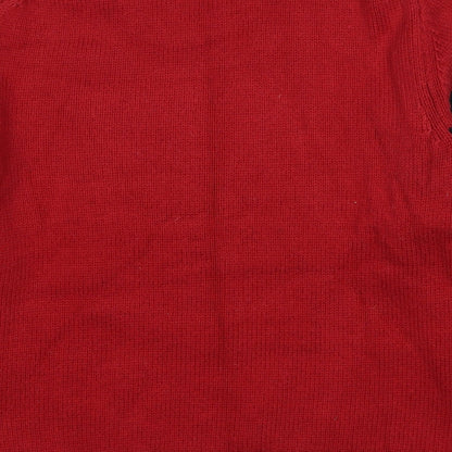 Junk Food Boys Red Crew Neck Cotton Pullover Jumper Size S Pullover - Spider-Man