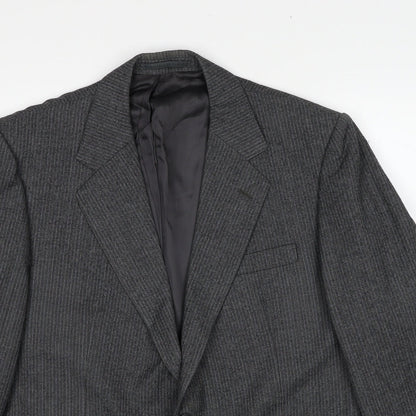 Mens UK Size 38 Burton Regular Grey Suit Jacket