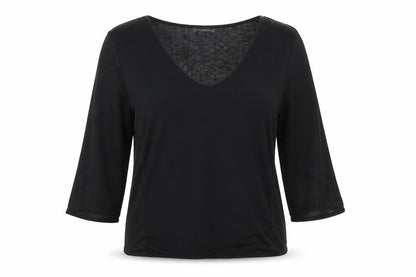 Womens UK Size M Zara Black Basic Blouse