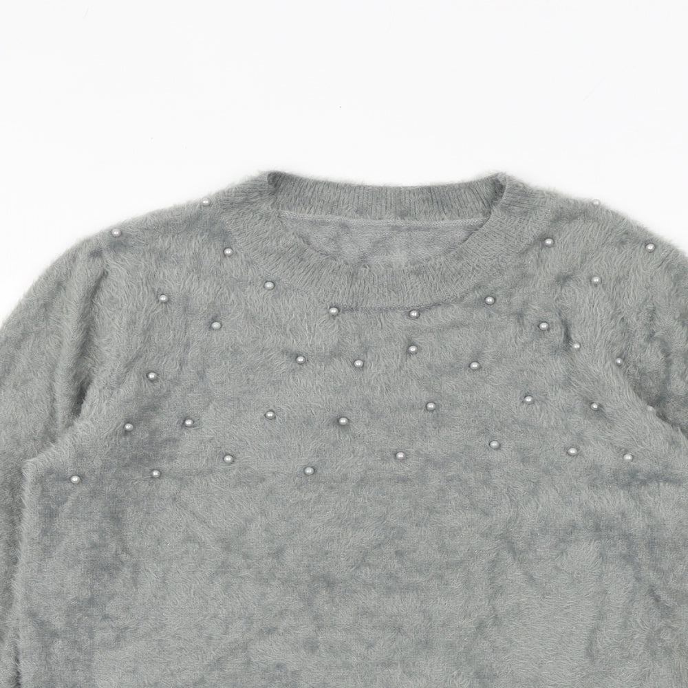 Womens UK Size S Klass Grey Pullover Jumper