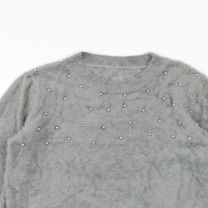Womens UK Size S Klass Grey Pullover Jumper