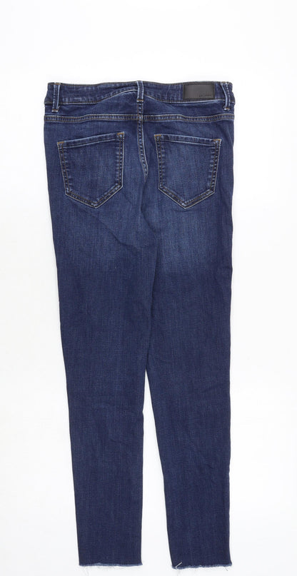 Womens UK Size 10 Marks and Spencer Regular Fit Skinny Blue Jeans