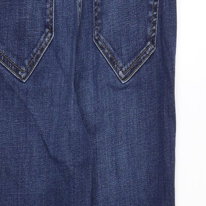 Womens UK Size 10 Marks and Spencer Regular Fit Skinny Blue Jeans