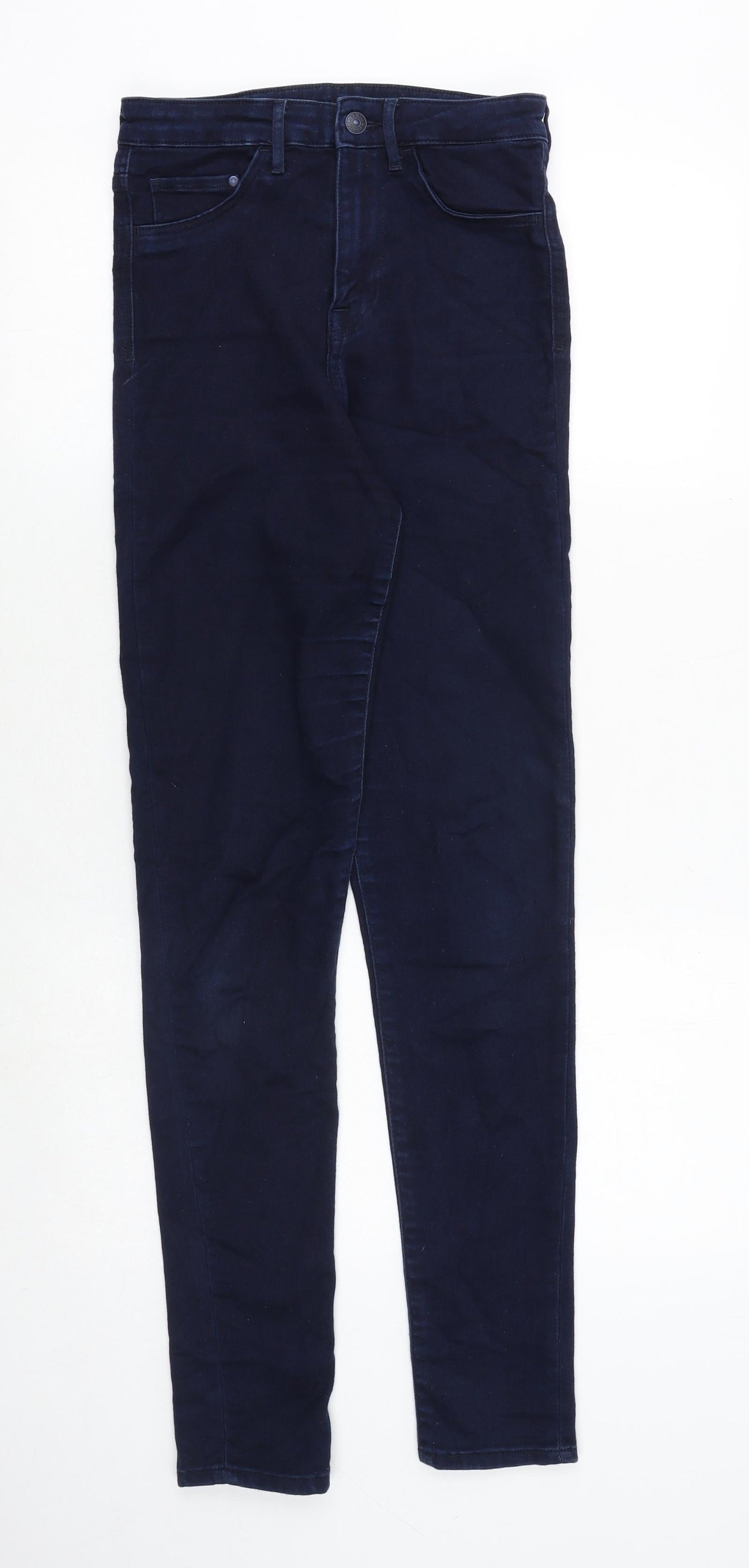 Womens UK Size 26 in H&M Regular Fit Skinny Blue Jeans