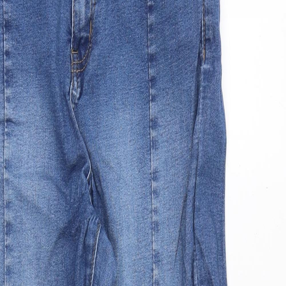 Urban Bliss Womens Black Cotton Skinny Jeans Size 10 Regular Zip