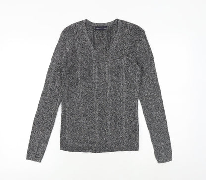 Womens UK Size 8 Marks and Spencer Silver Basic Blouse