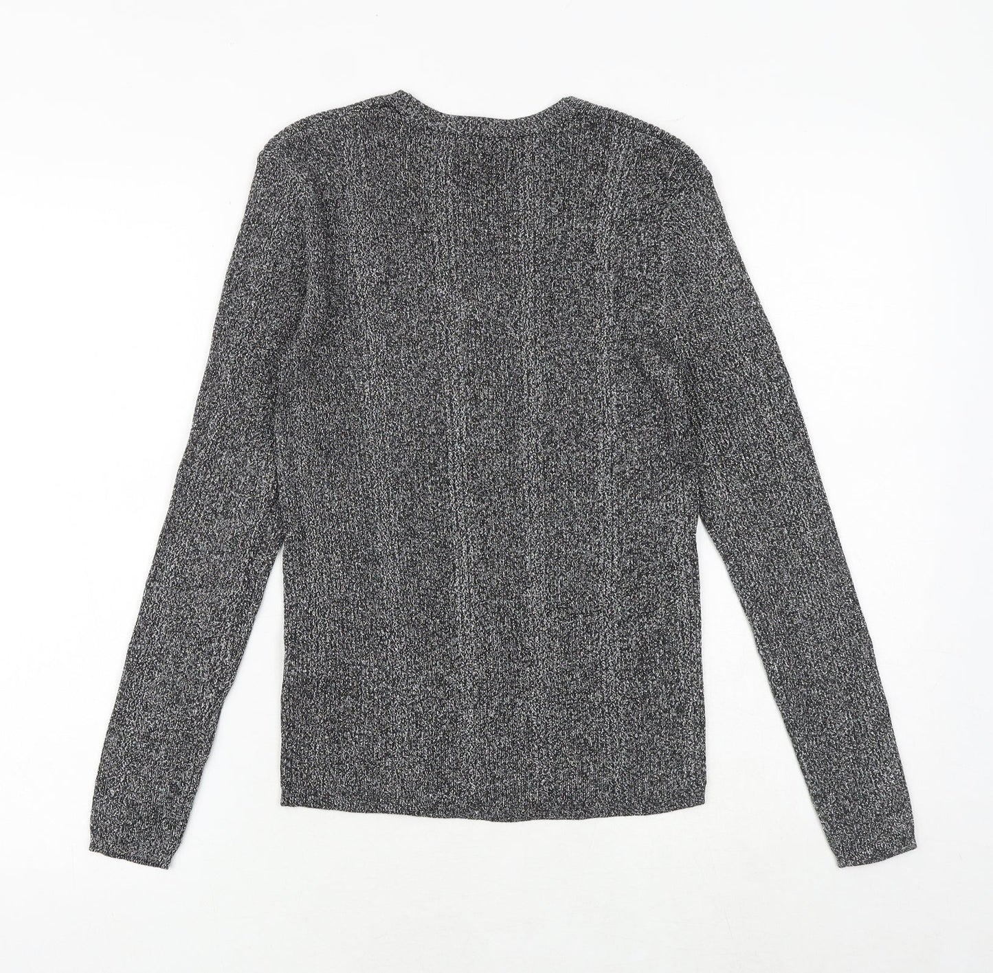 Womens UK Size 8 Marks and Spencer Silver Basic Blouse