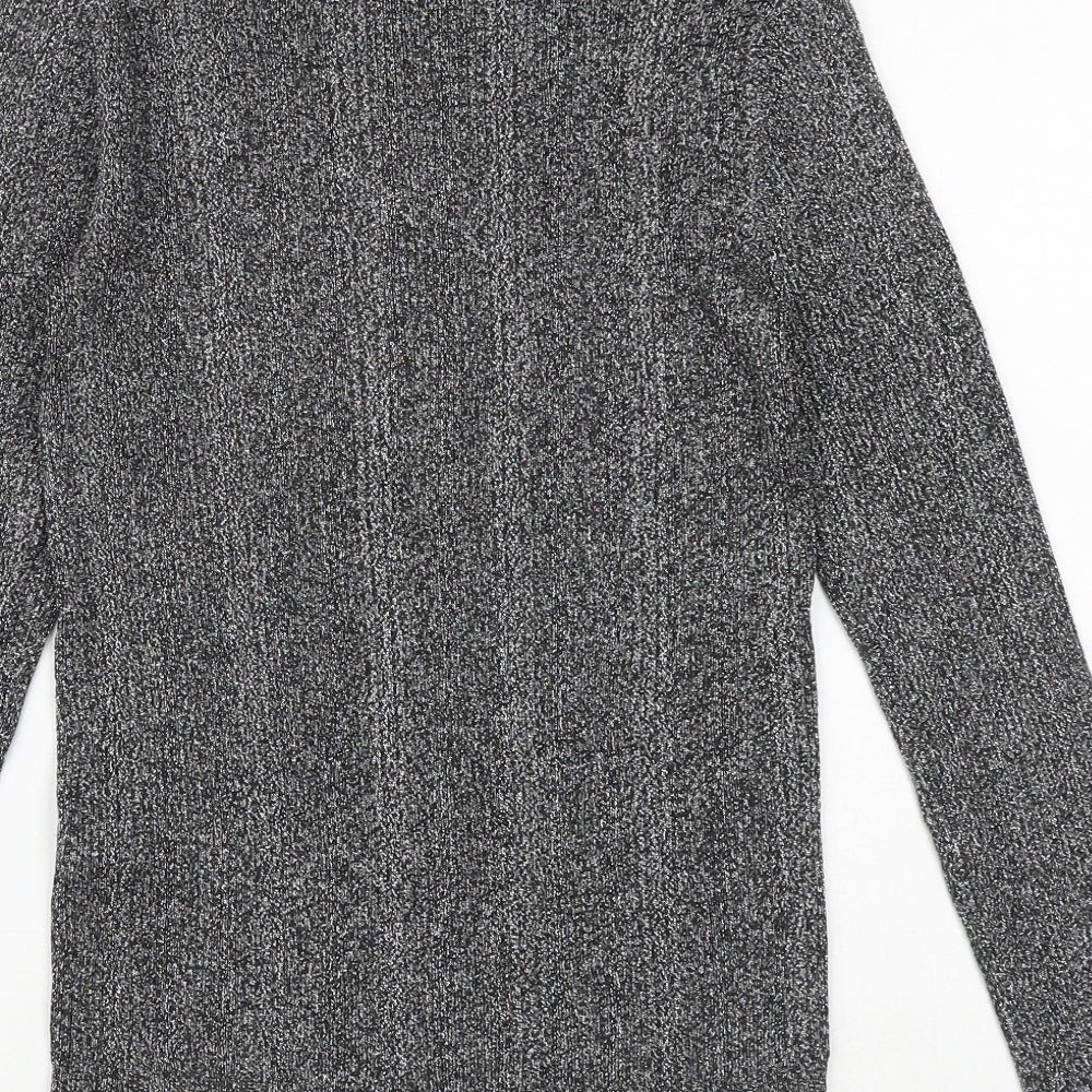 Womens UK Size 8 Marks and Spencer Silver Basic Blouse