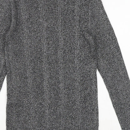 Womens UK Size 8 Marks and Spencer Silver Basic Blouse