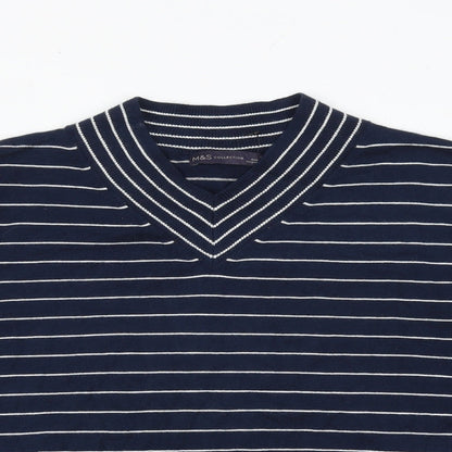 Womens UK Size M Marks and Spencer Blue Pullover Jumper