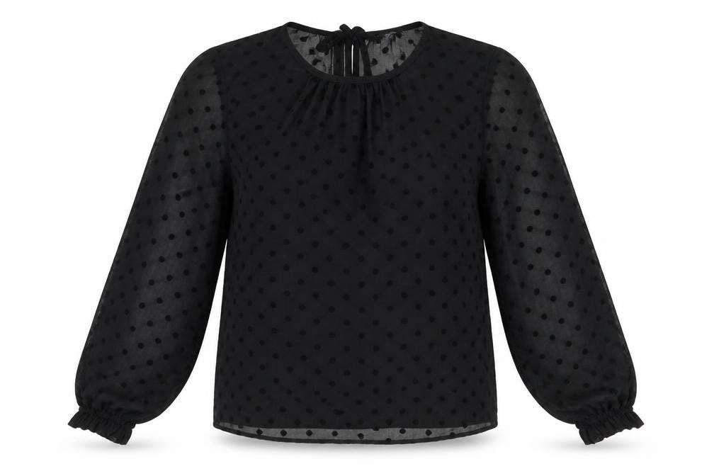 Womens UK Size 8 Marks and Spencer Black Basic Blouse