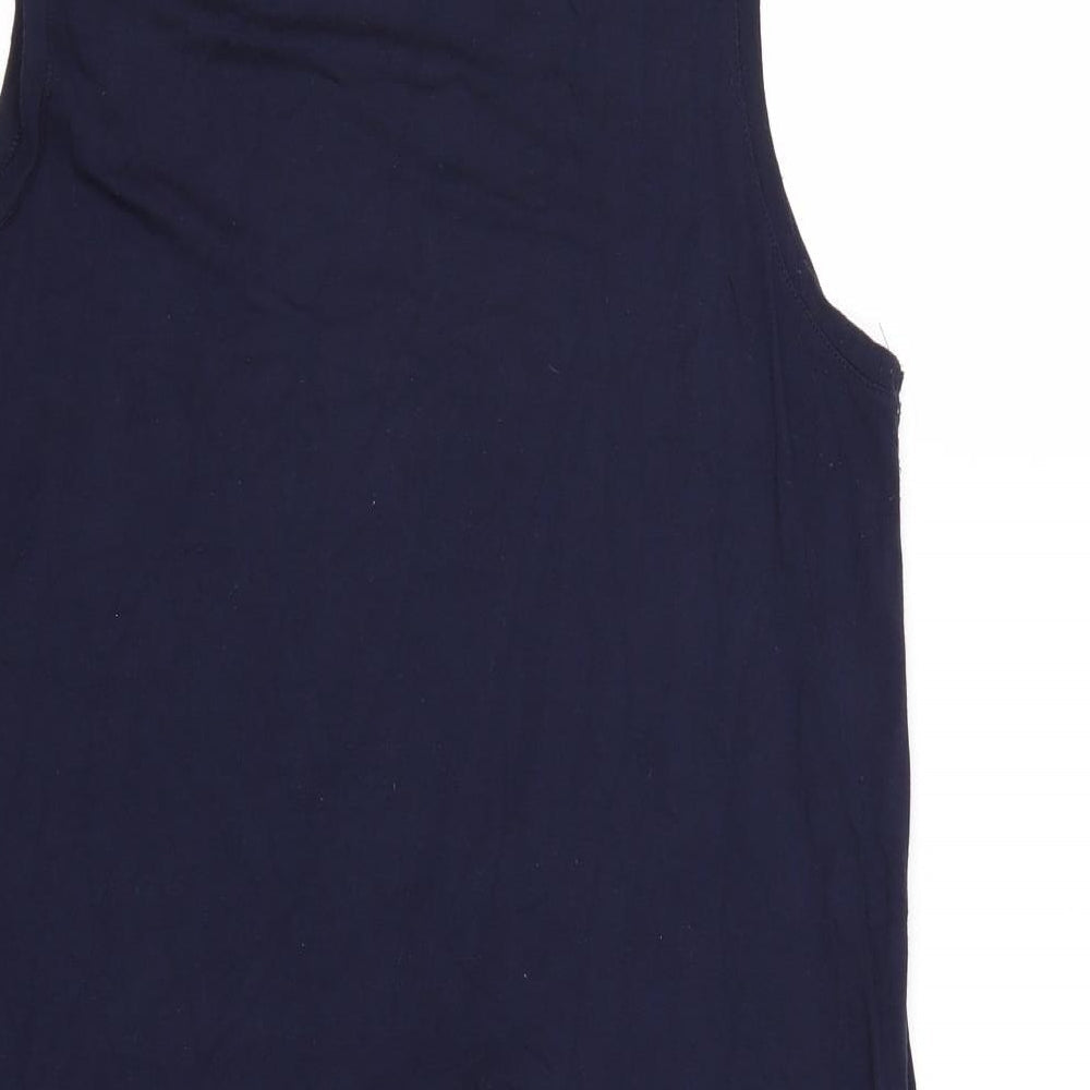 Womens UK Size M Blooming Marvellous Blue Basic Tank