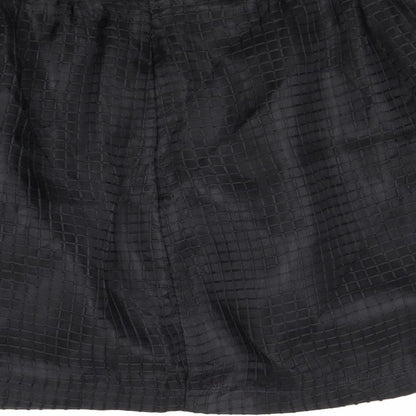 Pure Oxygen Womens Black Geometric Polyester Skater Skirt Size 32 in Zip