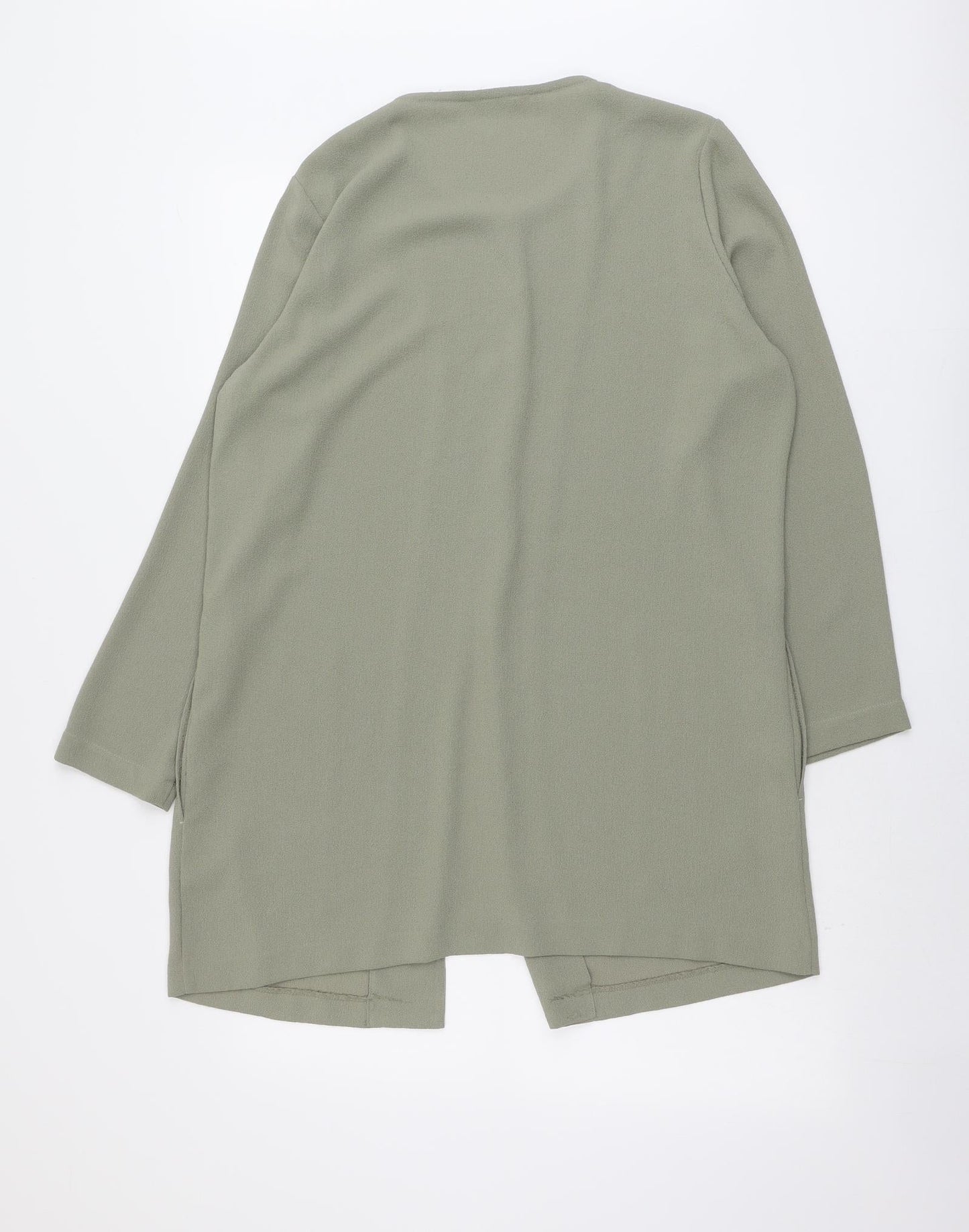 Womens UK Size 14 Marks and Spencer Green Overcoat