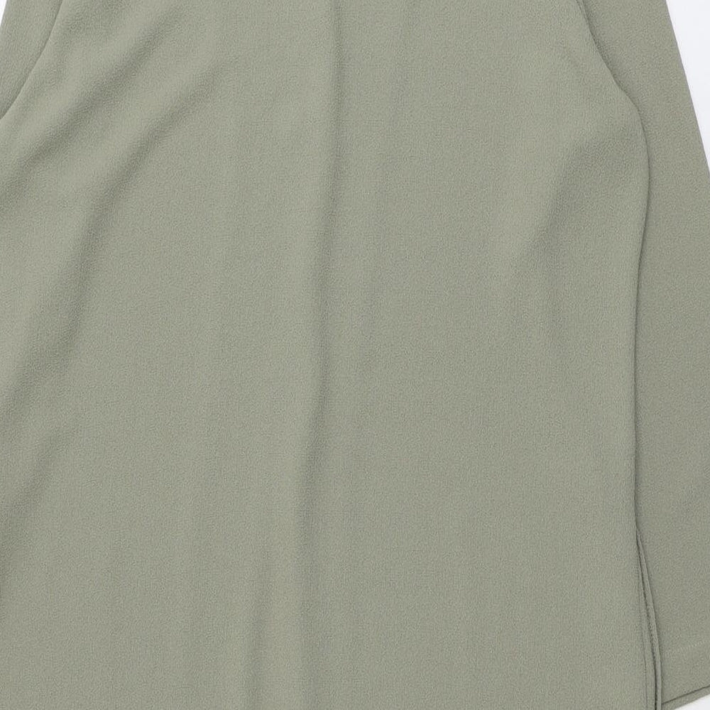 Womens UK Size 14 Marks and Spencer Green Overcoat
