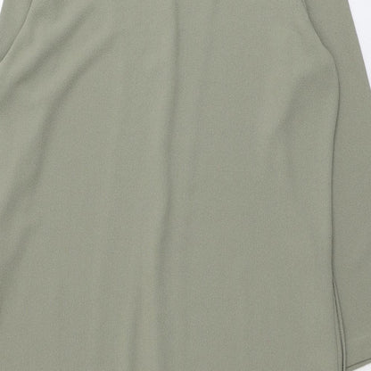 Womens UK Size 14 Marks and Spencer Green Overcoat