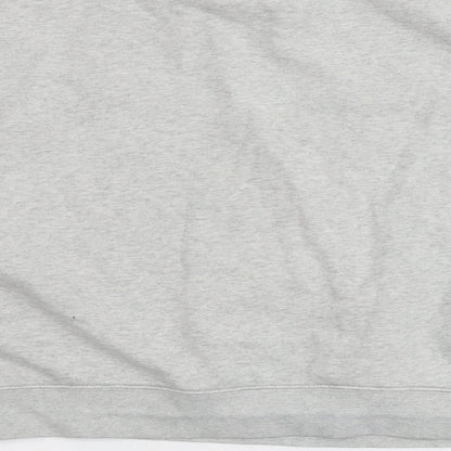 H&M Womens Grey Cotton Pullover Sweatshirt Size L Pullover - Enjouee
