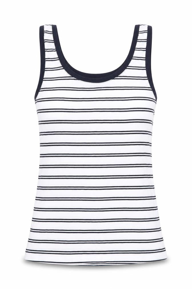 Womens UK Size 8 Marks and Spencer White Basic Tank