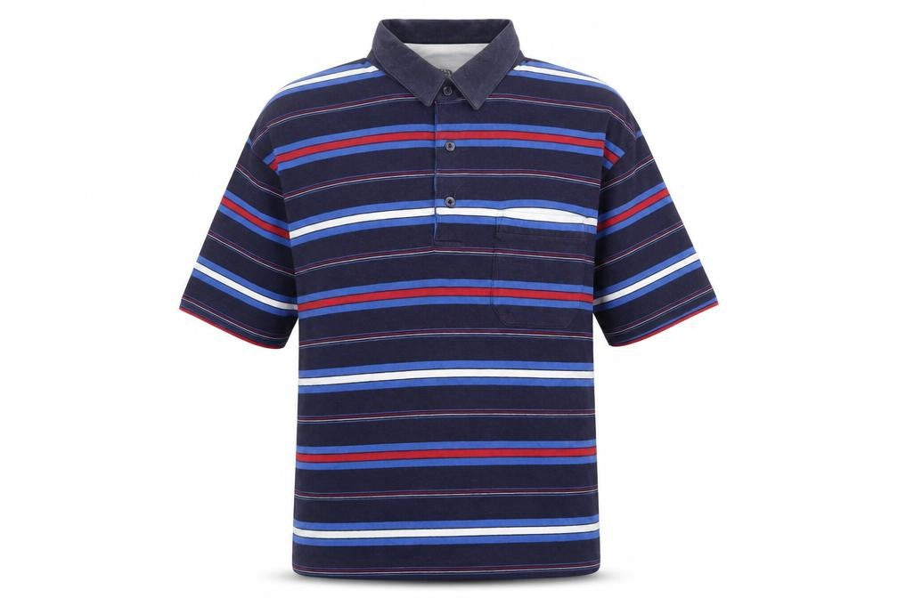 Mens UK Size L Casual Club Cotton Polo Shirt