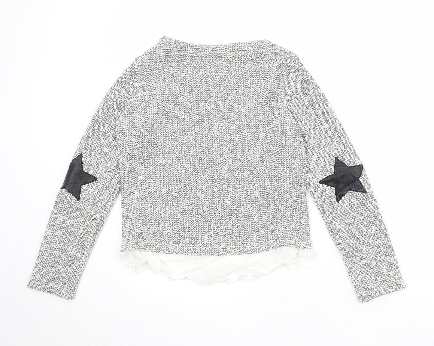 Womens UK Size M Bershka Grey Pullover Jumper